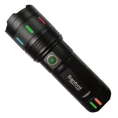 Sanford Super Bright Flashlight – White Laser LED Made in Japan 18650mAh battary