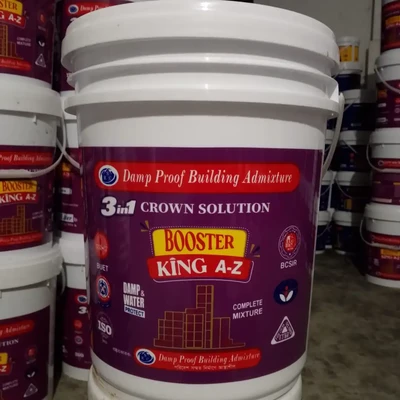 Booster King A-Z is a liquid polymer-based multi functional concrete admixture.
